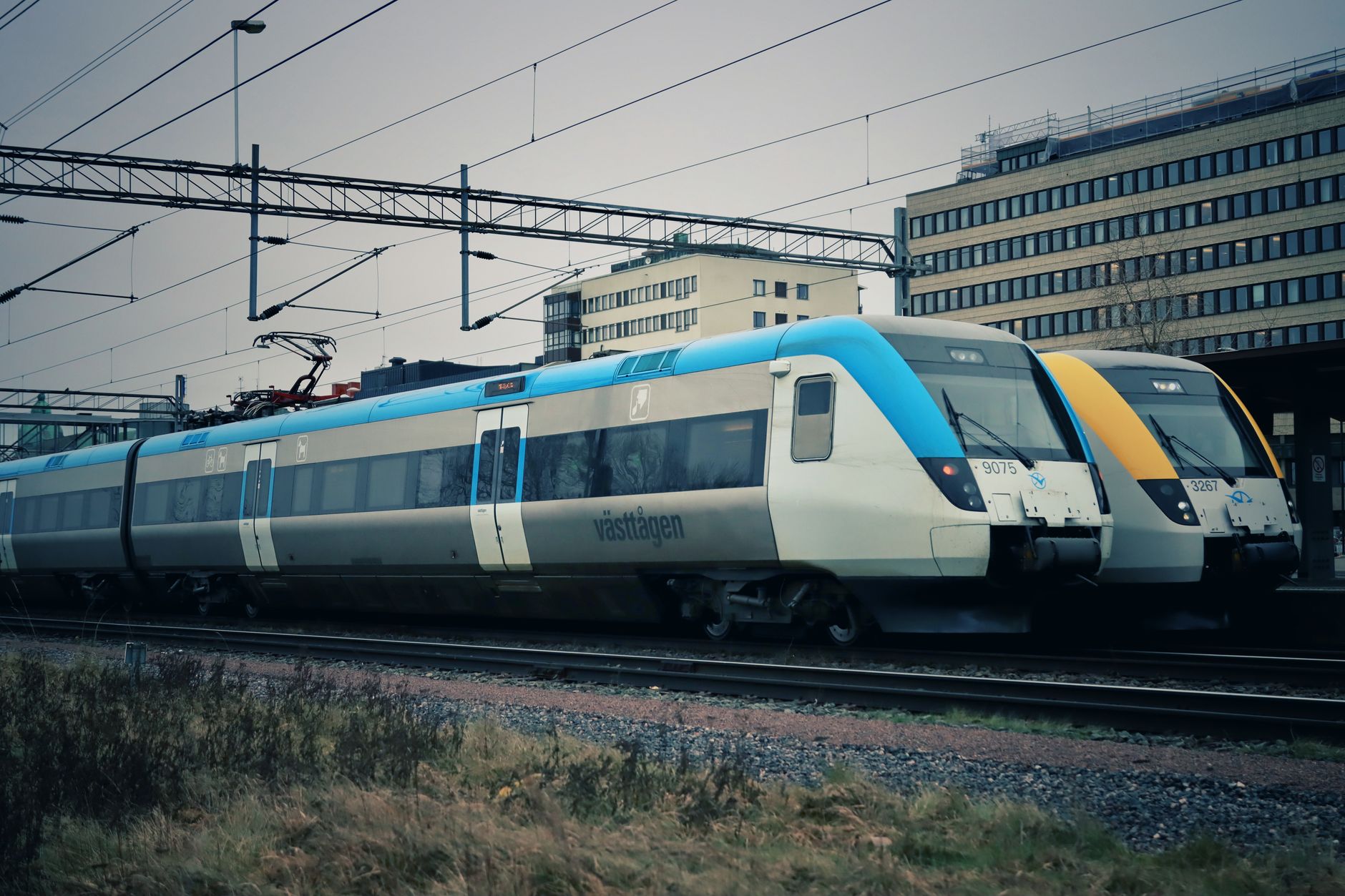 Modern Swedish platforms supporting a scandinavia train itinerary