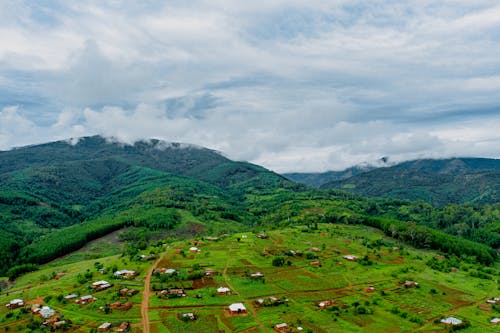 Δωρεάν στοκ φωτογραφιών με αγροτικός, αεροφωτογράφιση, βουνά