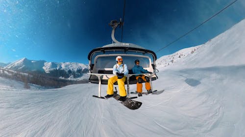 冬季運動, 山, 滑雪服 的 免費圖庫相片