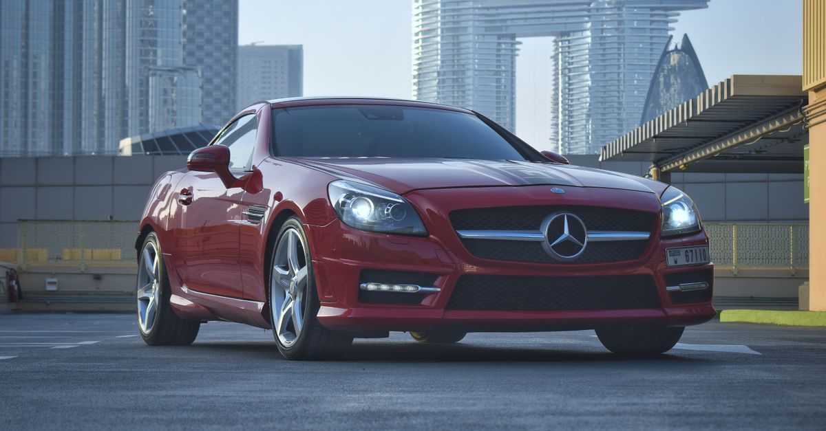 Mb Red Red Luxury Mercedes-Benz · Free Stock Photo