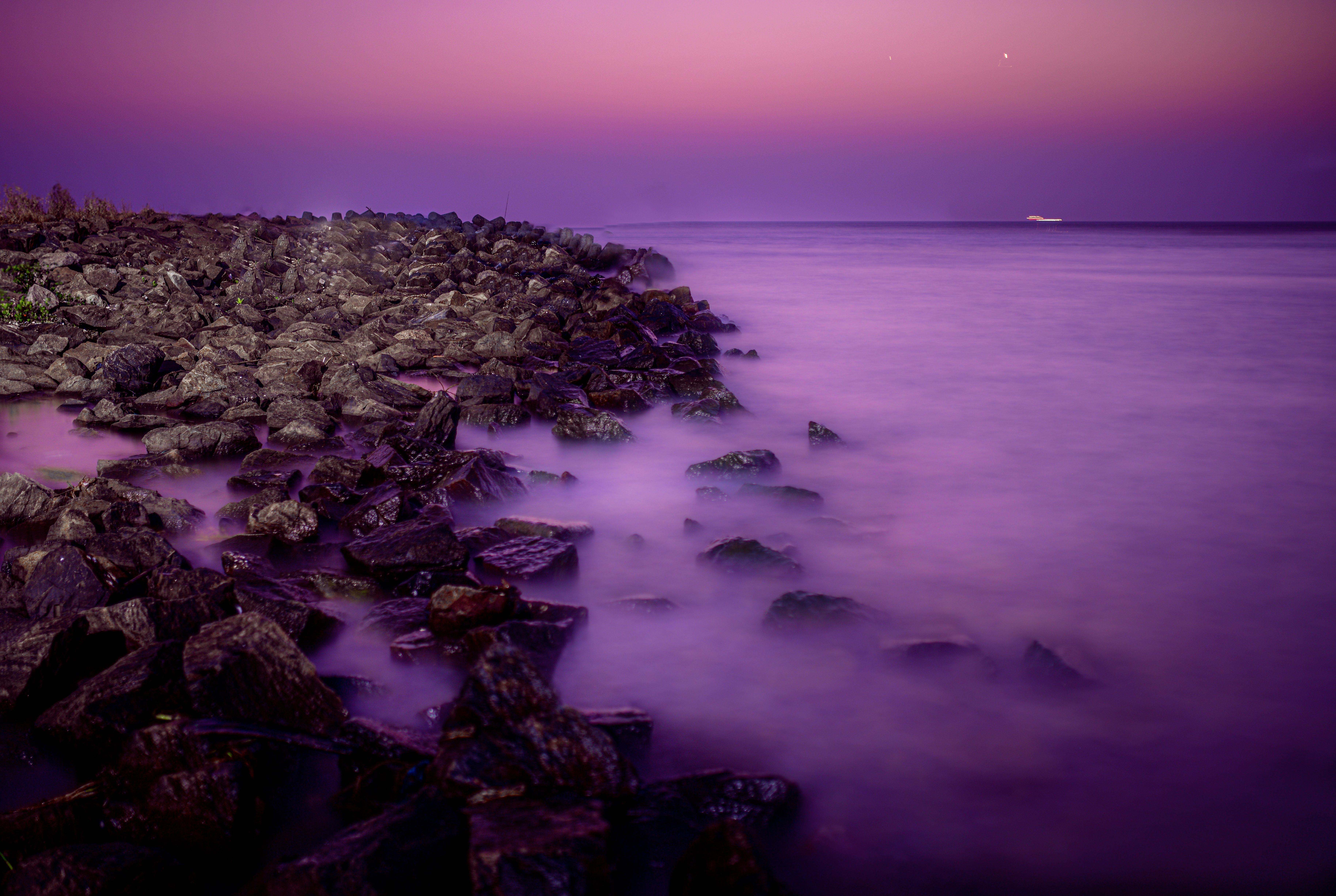 Kadambrayar backwater edge at sunset