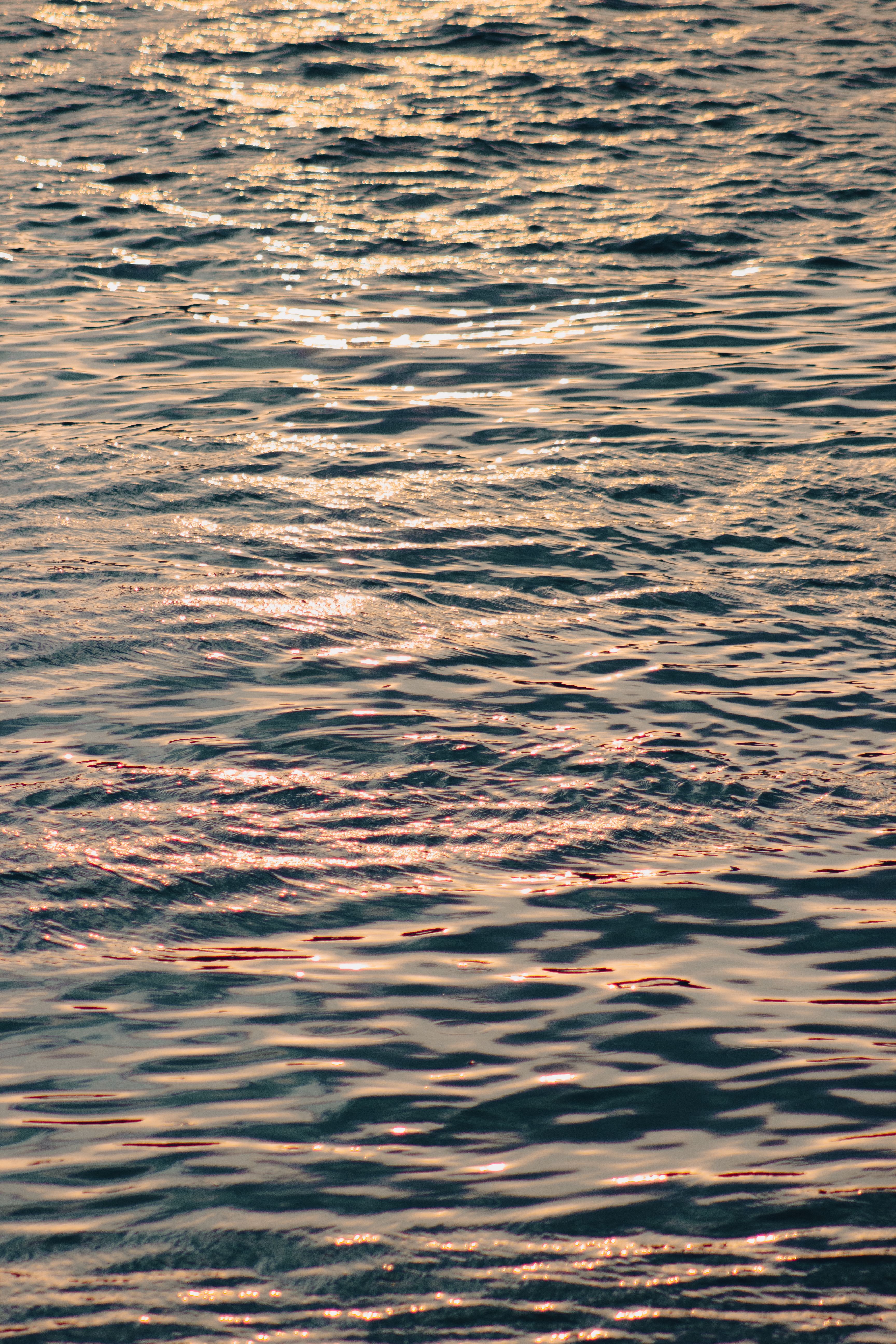 Close-up of Water Reflecting the Sunset · Free Stock Photo