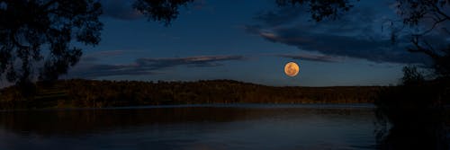 Free stock photo of drakebrook wier, moon