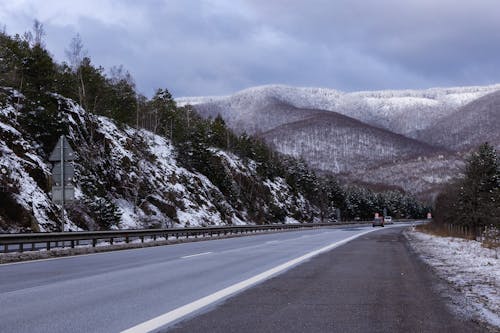 Road through Snowy Mountains
