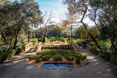 Parc del Laberint d Horta in Barcelona, Spain 