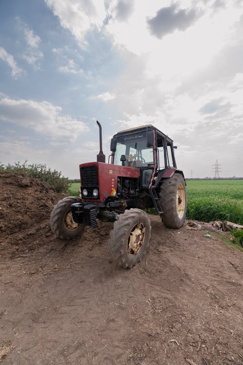 Red Tractor on the Farm