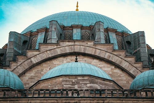 Domes of Suleymaniye Mosque in Istanbul