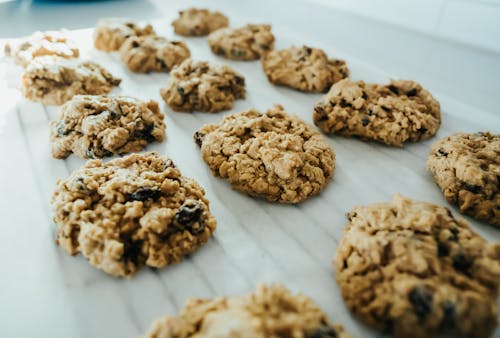 烘焙, 燕麦饼干, 食物 的 免费素材图片