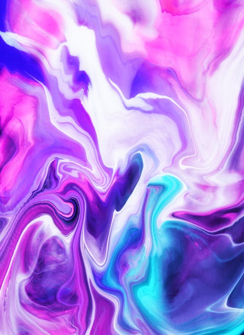 Abstract Purple Flame