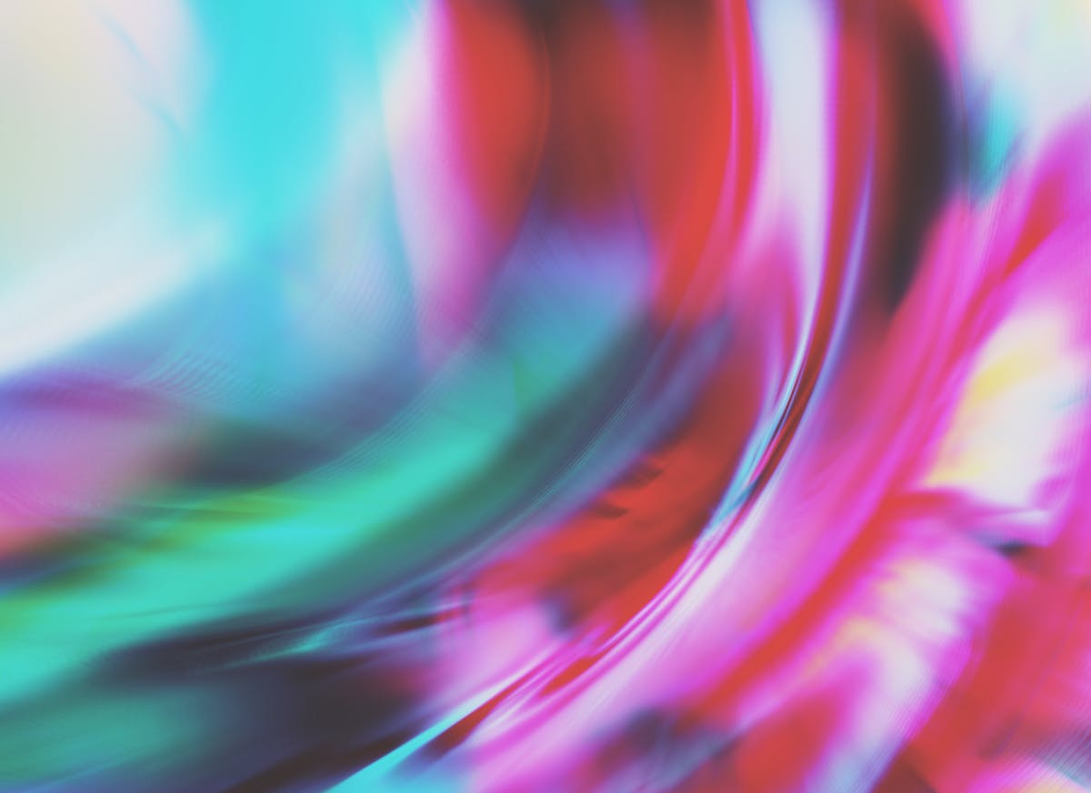 Blue and Green Color Abstract Painting · Free Stock Photo