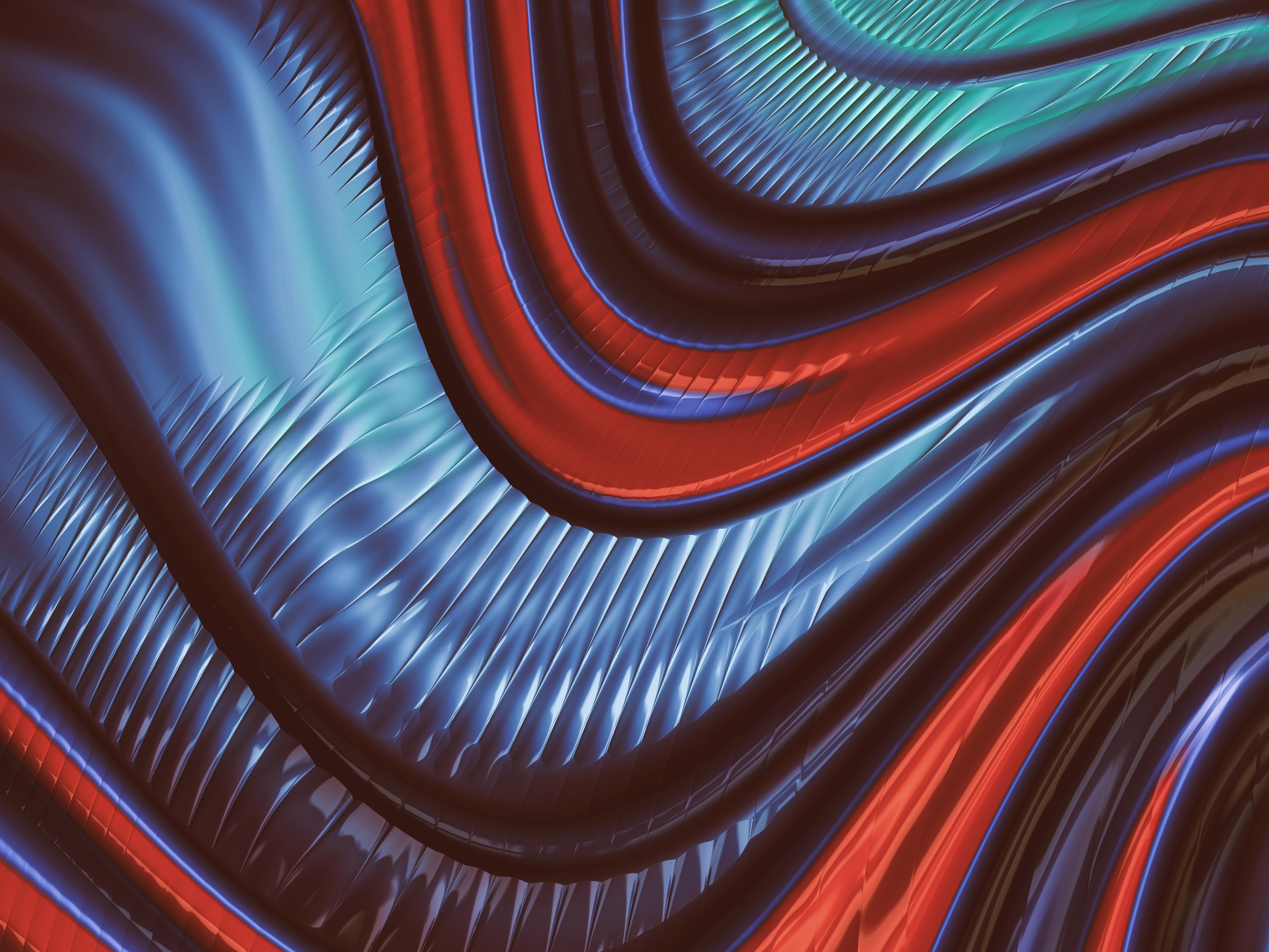 Stunning 4k Abstract Wallpaper In Blue And Red With 3d Illustration  Background, 3d Wallpaper, Wallpaper Design, 3d Pattern Background Image And  Wallpaper for Free Download