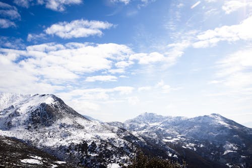 Ingyenes stockfotó drónfelvétel, hegyek, hideg témában