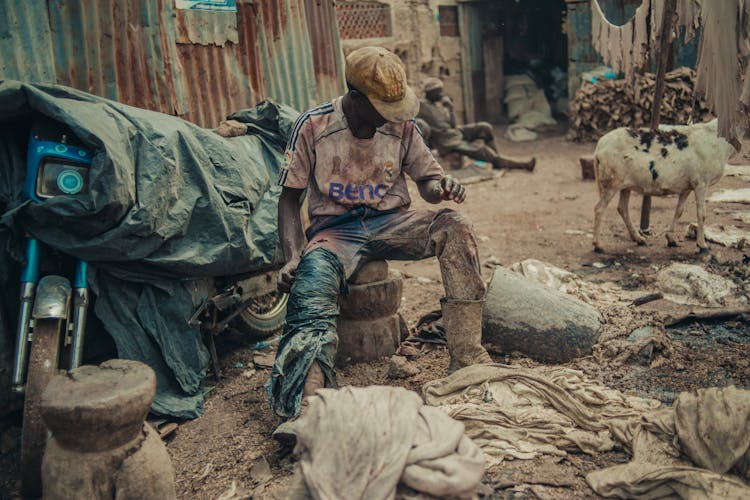 Men Taking A Break In Work