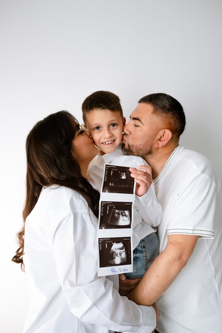 Portrait Of Loving Family