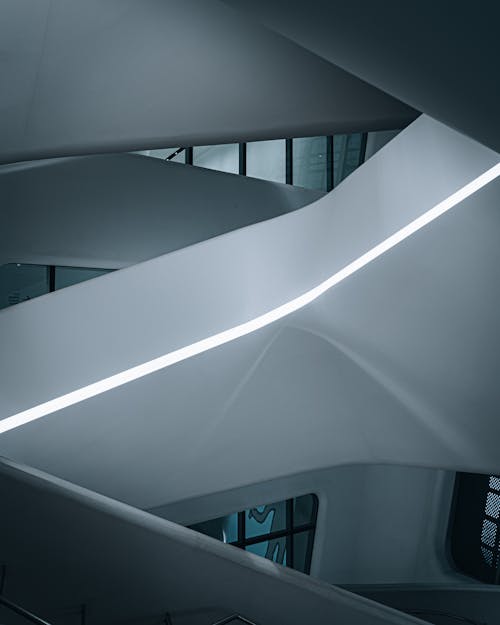 Darmowe zdjęcie z galerii z futurystyczny, klatka schodowa, klatki schodowe