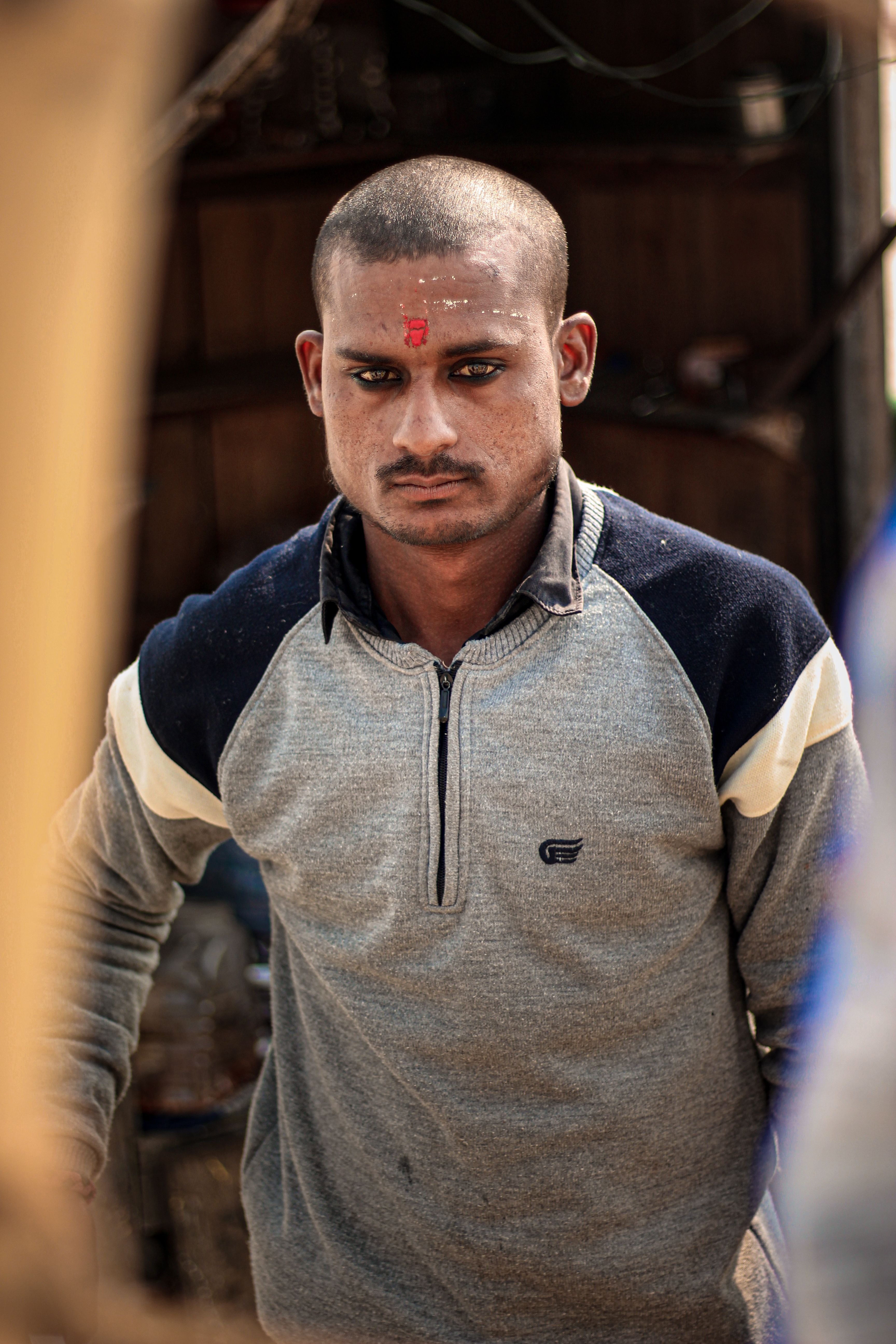 Man with Bindi · Free Stock Photo