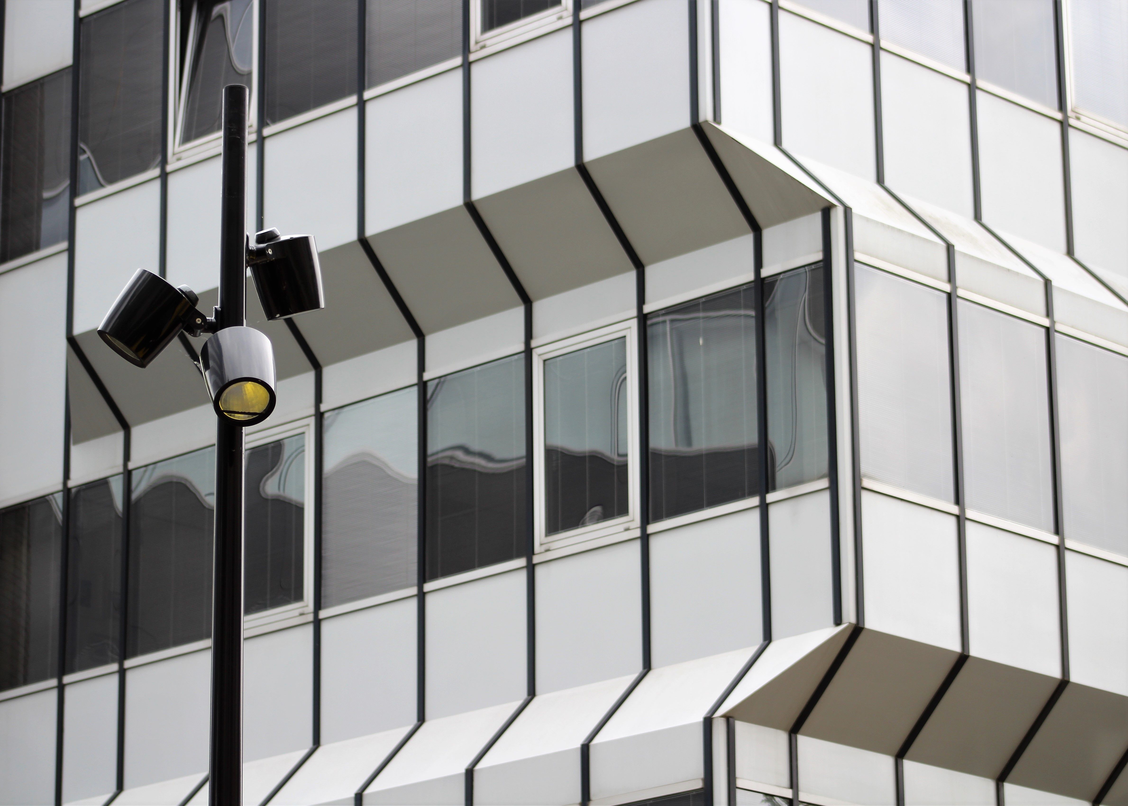 Minimalist architectural facade
