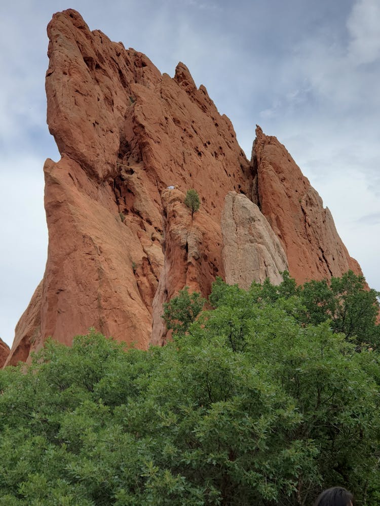 Rock Formations In The Garden Of The Gods, Colorado Springs, Colorado, United States 