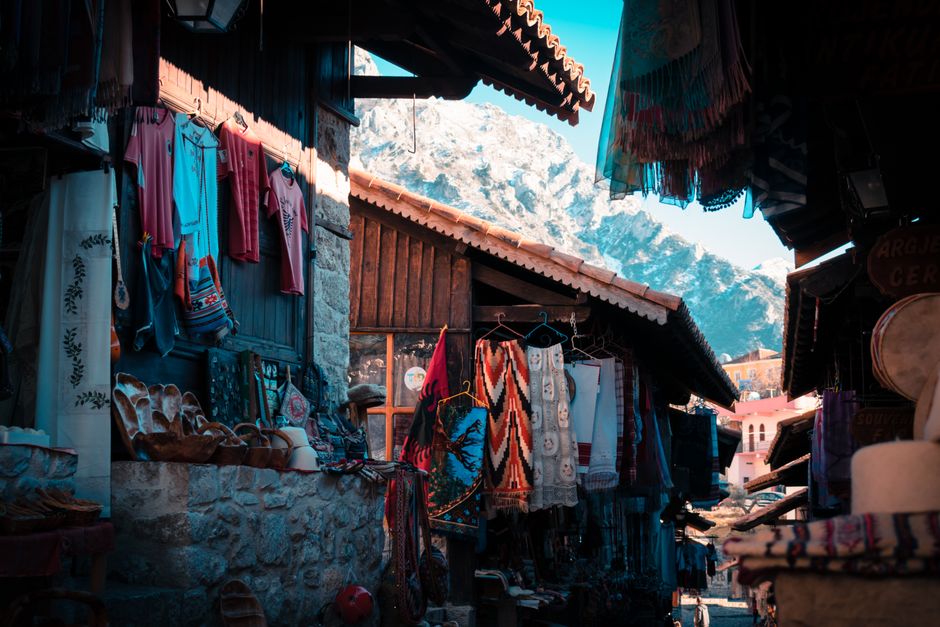Marché traditionnel de Saranda