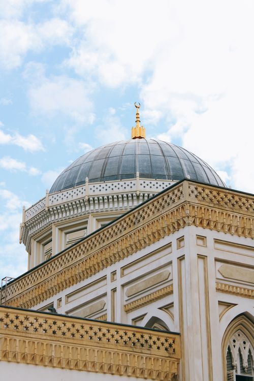 Free A striking view of the Yıldız Hamidiye Mosque's dome showcasing Ottoman architecture in Istanbul, Turkey. Stock Photo