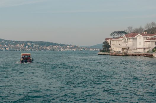 Sea view and a house from istanbul kanlıca