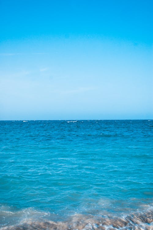 Turquoise Sea under a Blue Sky 