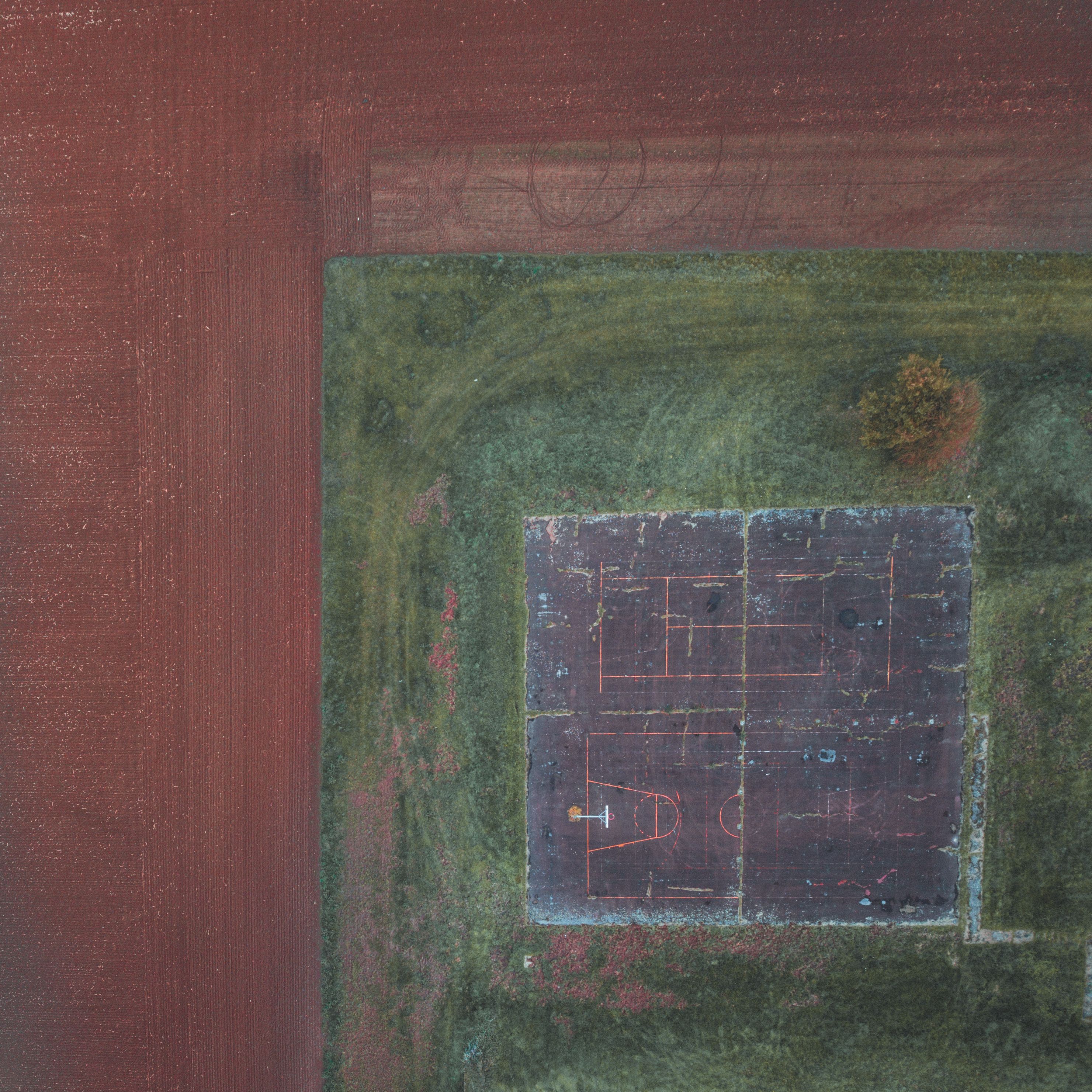Aerial Shot Of Field