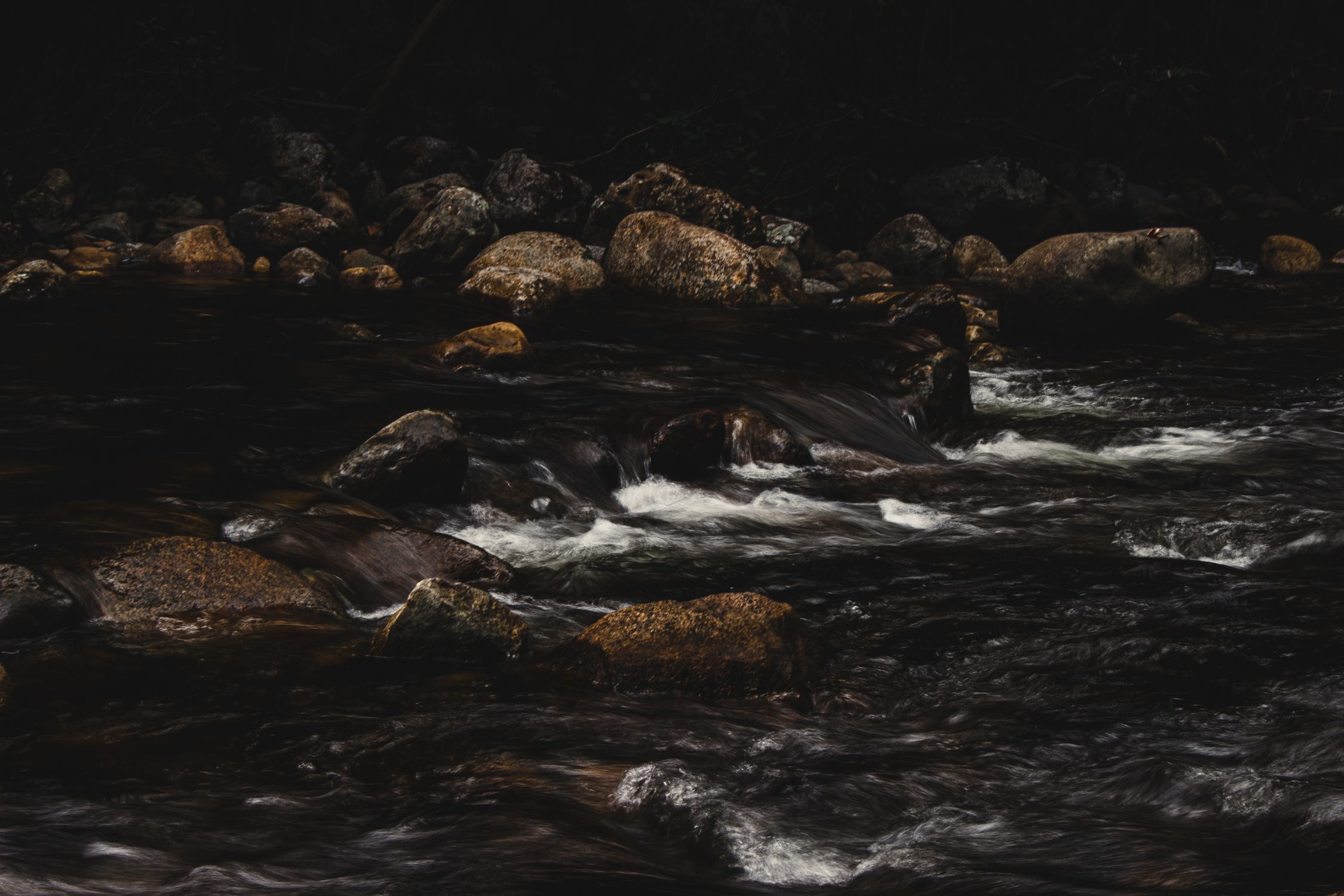 Close Up Stream Close-up Photo of a Flowing Stream · Free Stock Photo