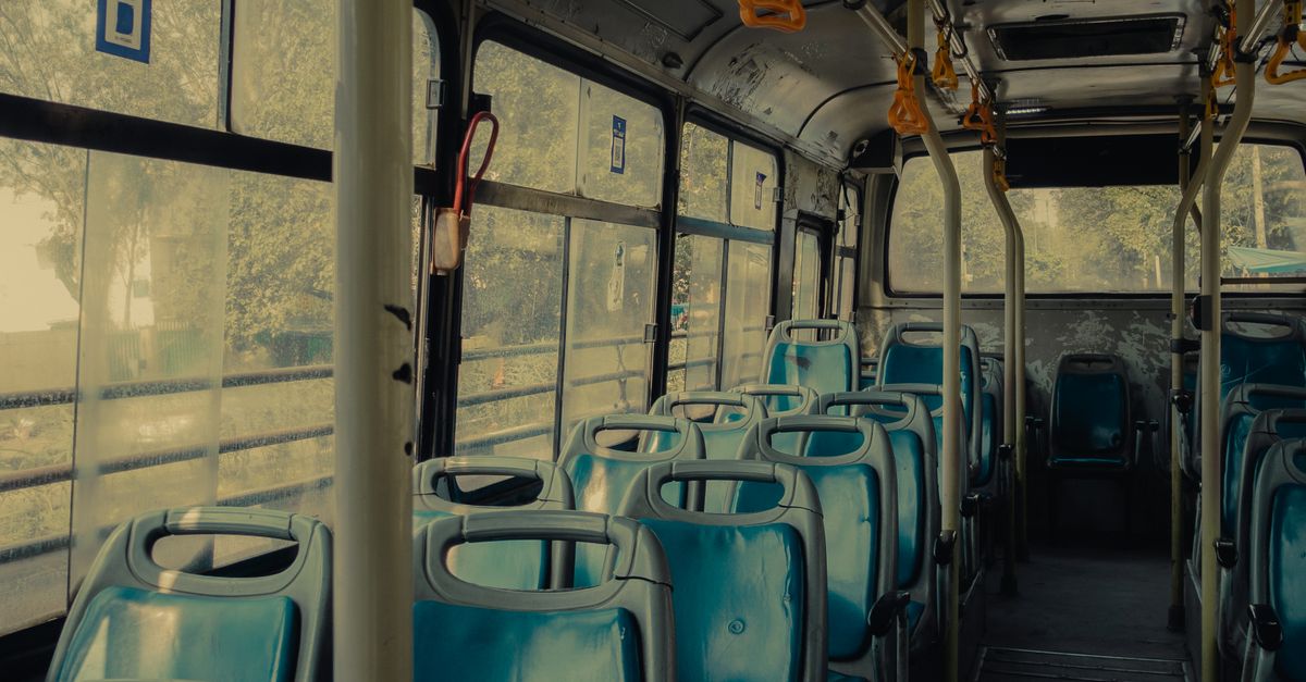Help Teamwork Empty Bus Interior of Empty Bus · Free Stock Photo
