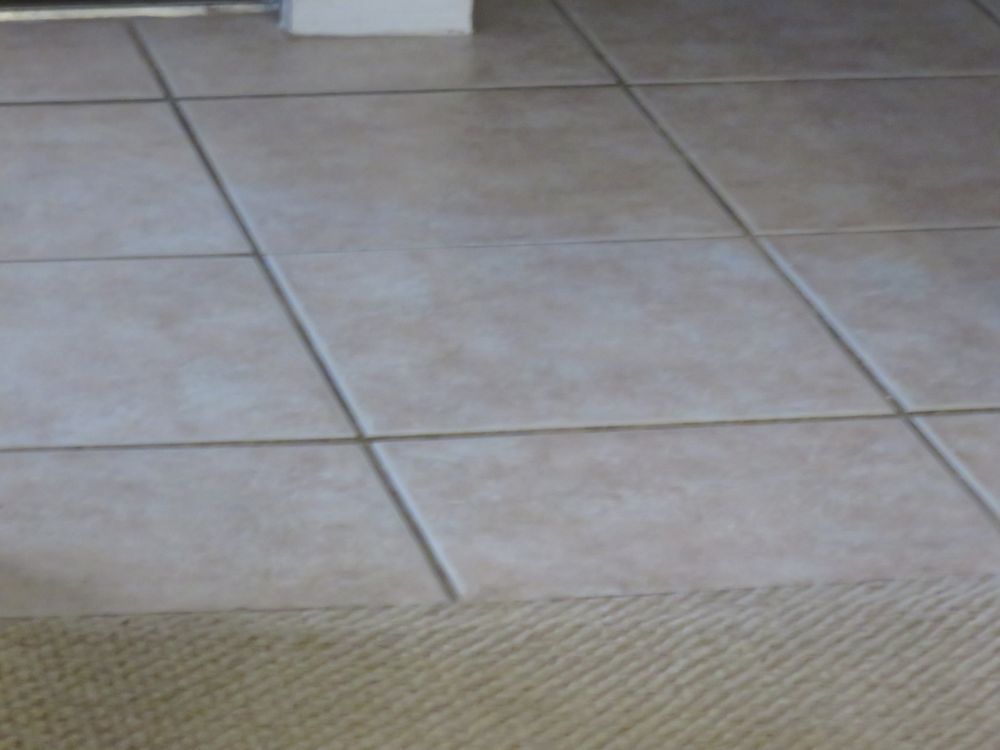 Tile flooring installation
