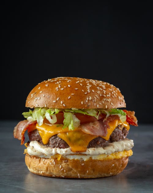 Kostnadsfri bild av burger, hämtmat, lunch