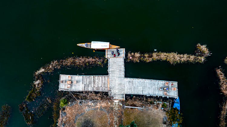 Boat And Jetty