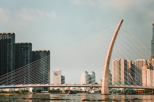 Δωρεάν στοκ φωτογραφιών με ho chi minh, thu thiem 2 bridge, αστικός