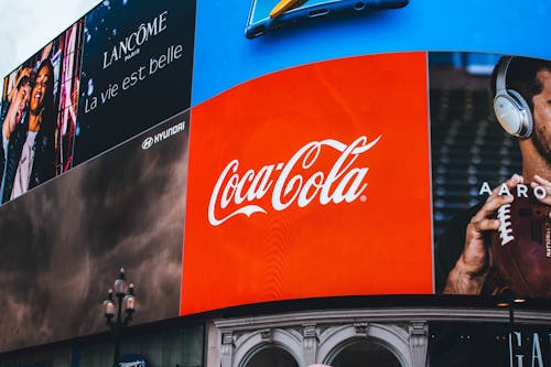 Free stock photo of ads, coca cola, london Stock Photo