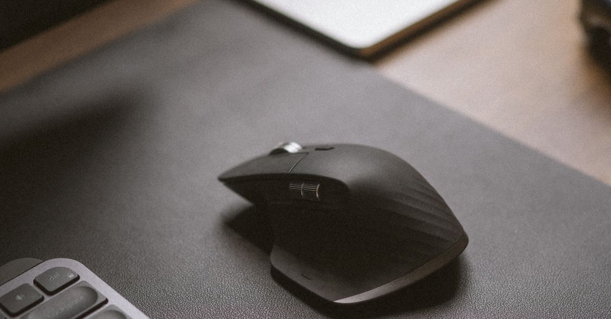 Mouse With Computer A Wireless Computer Mouse · Free Stock Photo