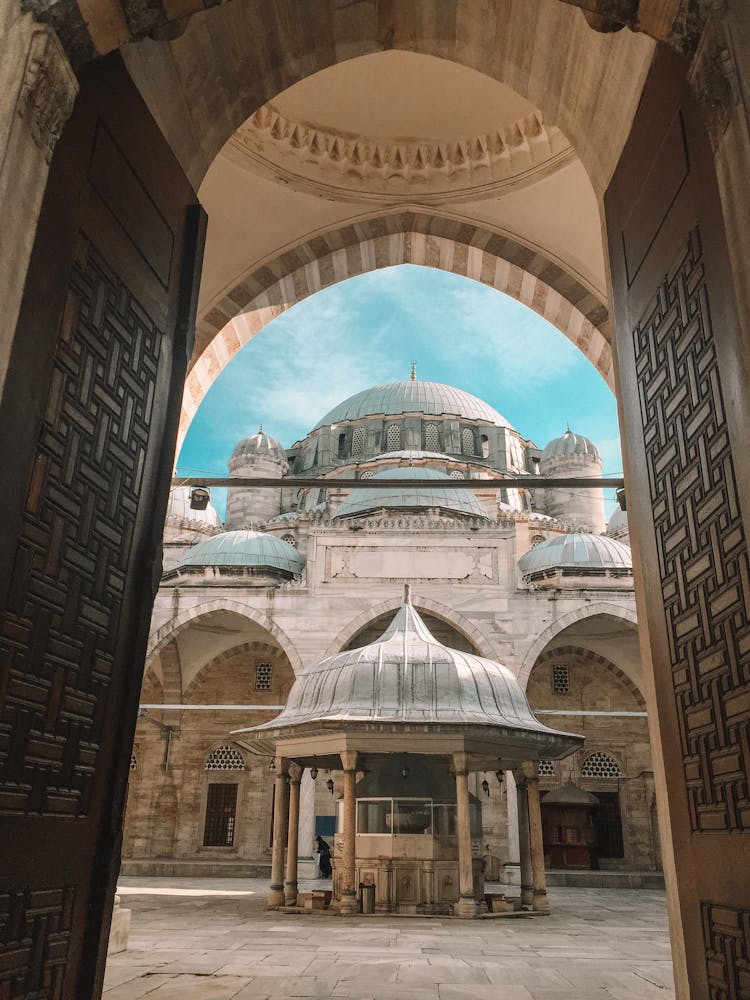 Courtyard Of The Sehzade Mosque