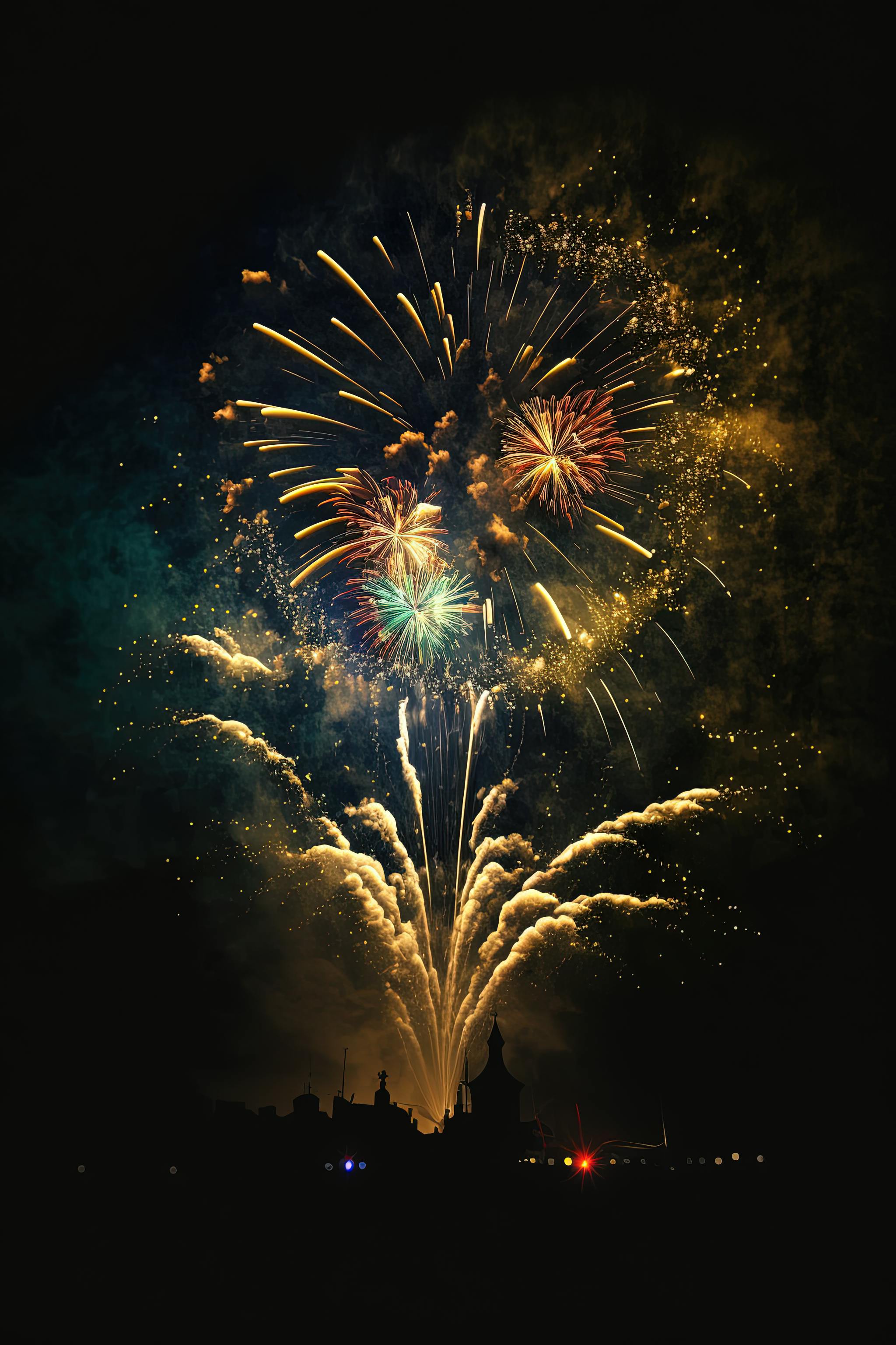 Fuegos artificiales de celebración: fotografía de stock © Argument