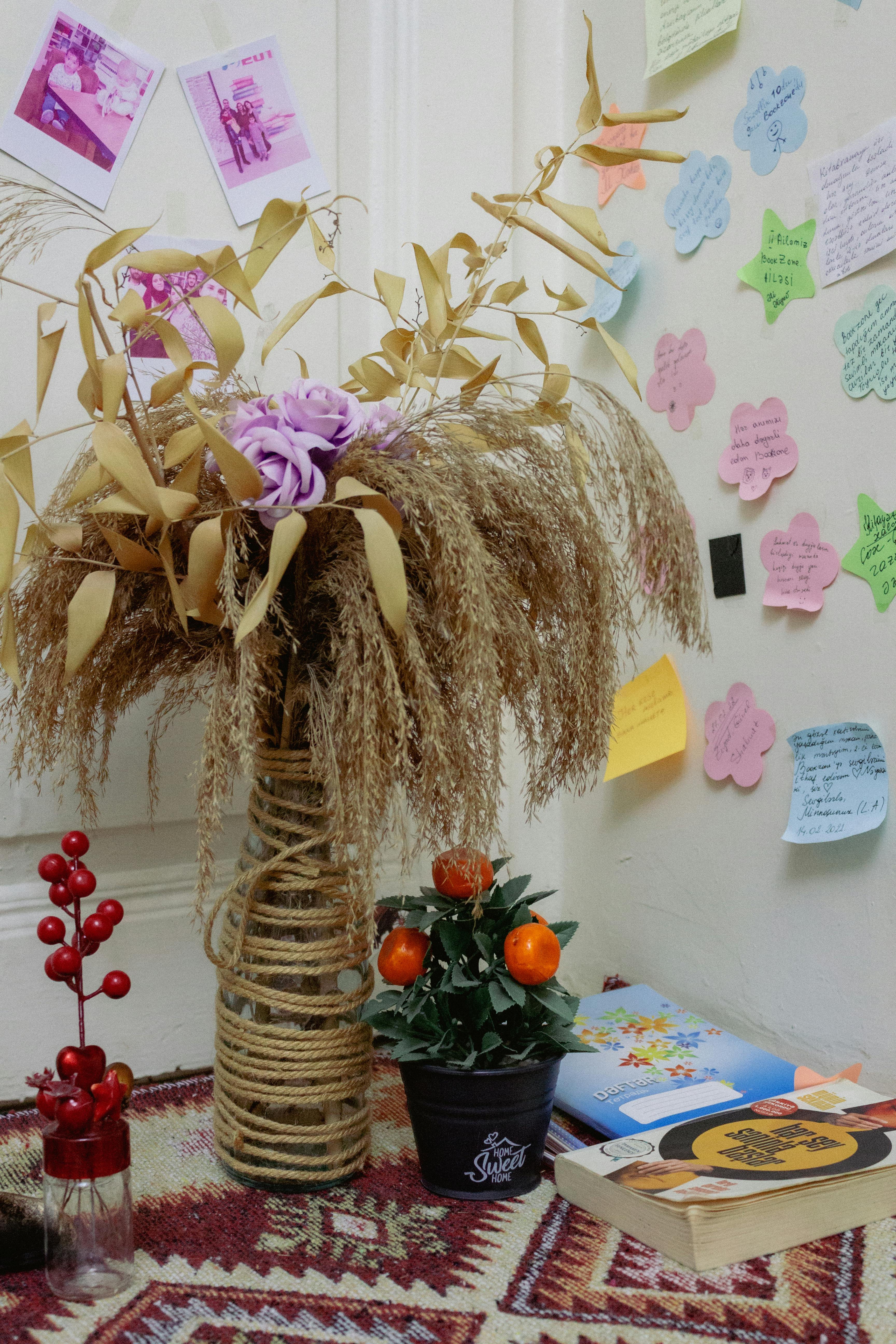 Dried Grass in a White Vase · Free Stock Photo