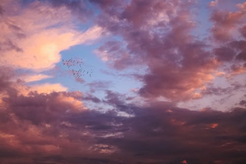 Kostenloses Stock Foto zu dämmerung, wetter, wolken