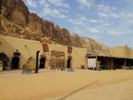 Buildings on a Desert