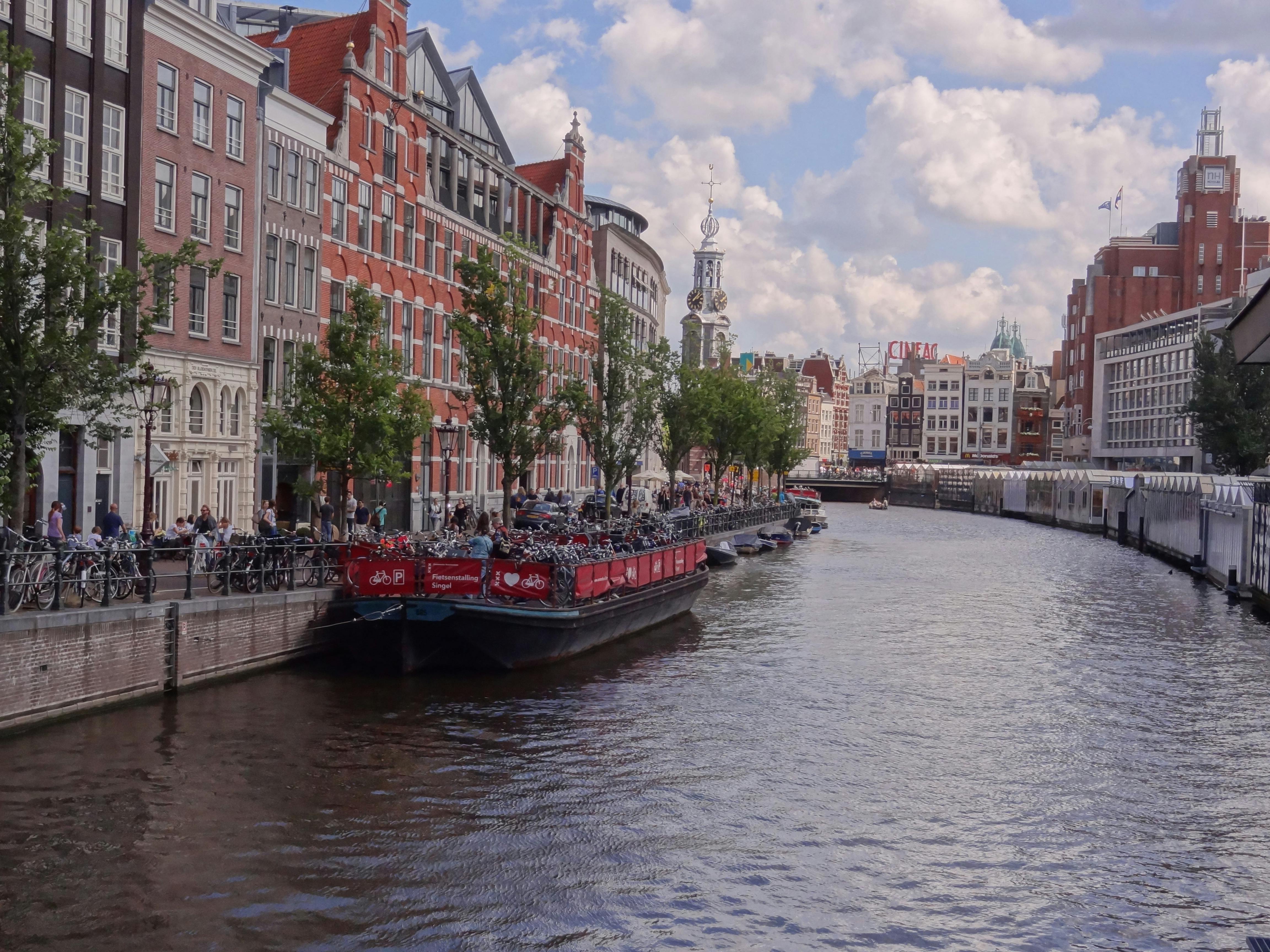 Free stock photo of Amsterdam Canal, Amsterdam river, Dutch barge