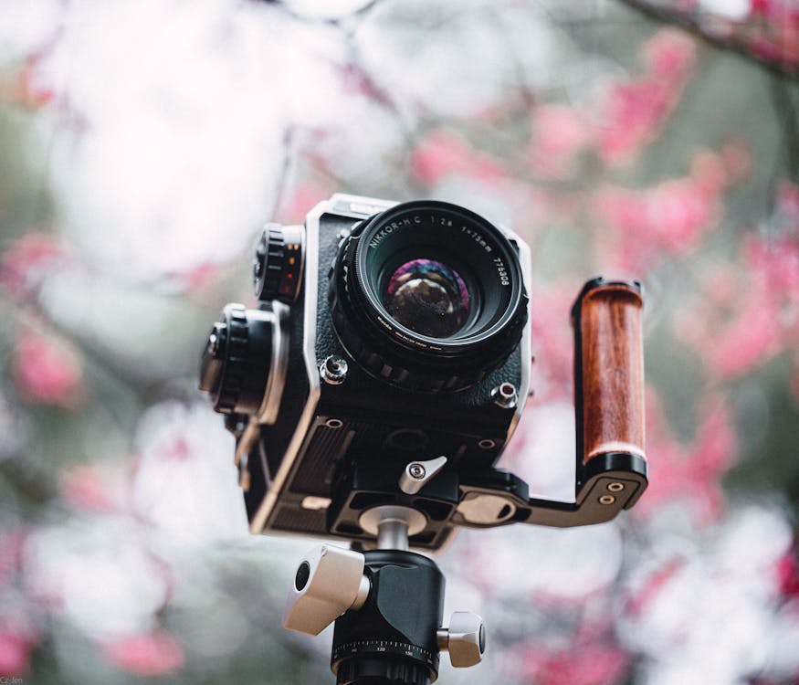 Close up of Vintage Camera