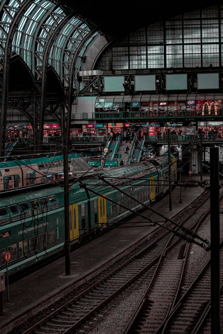 Trains At Railway Station