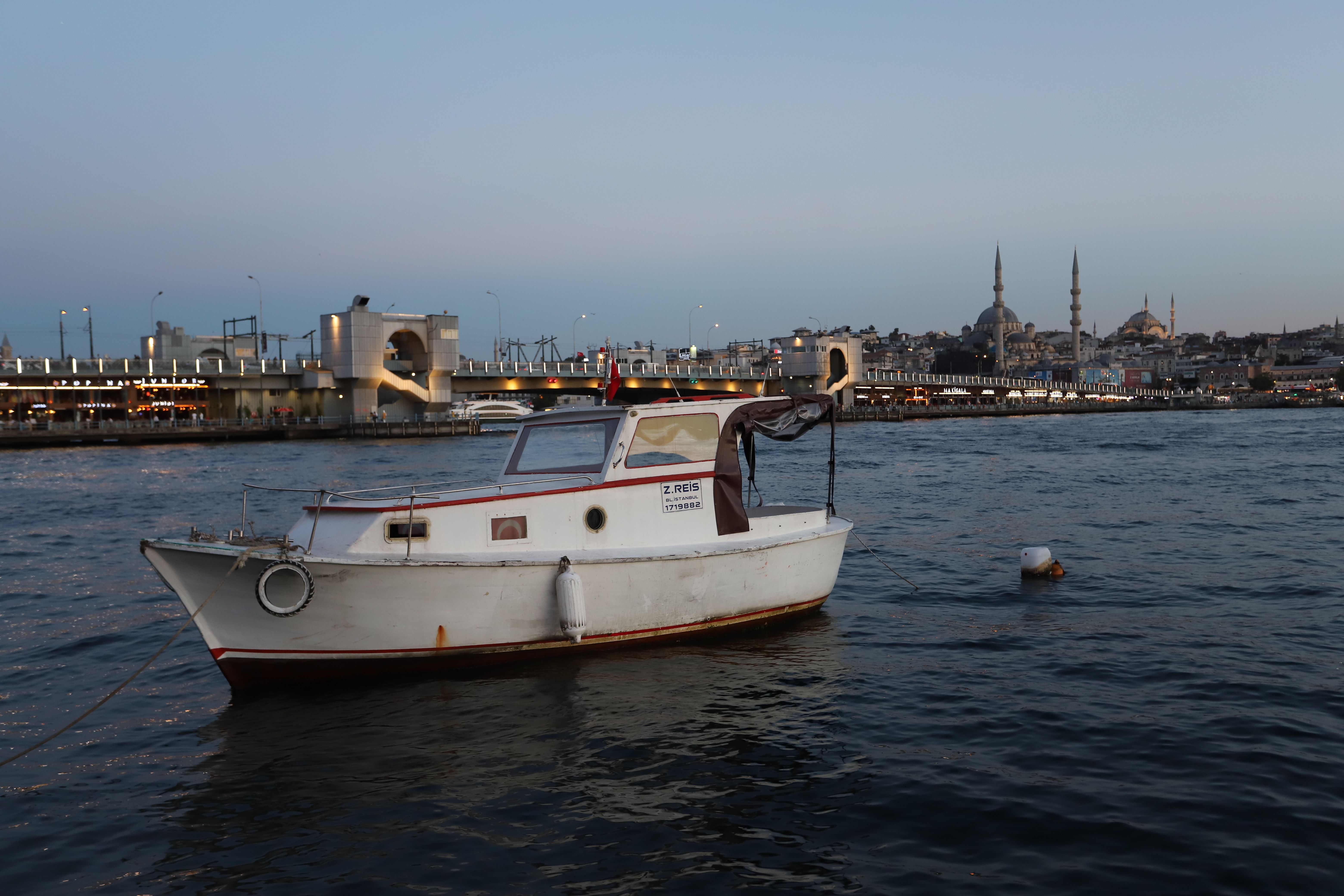 Motorboat on Sea Shore in Istanbul · Free Stock Photo