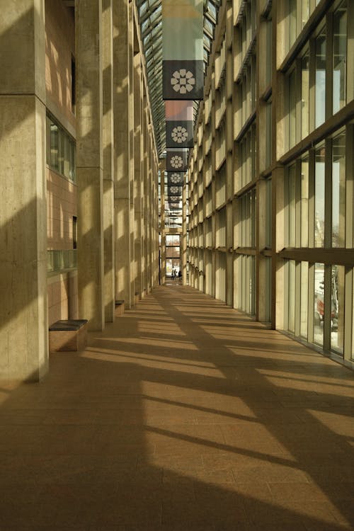 Empty, Sunlit Corridor