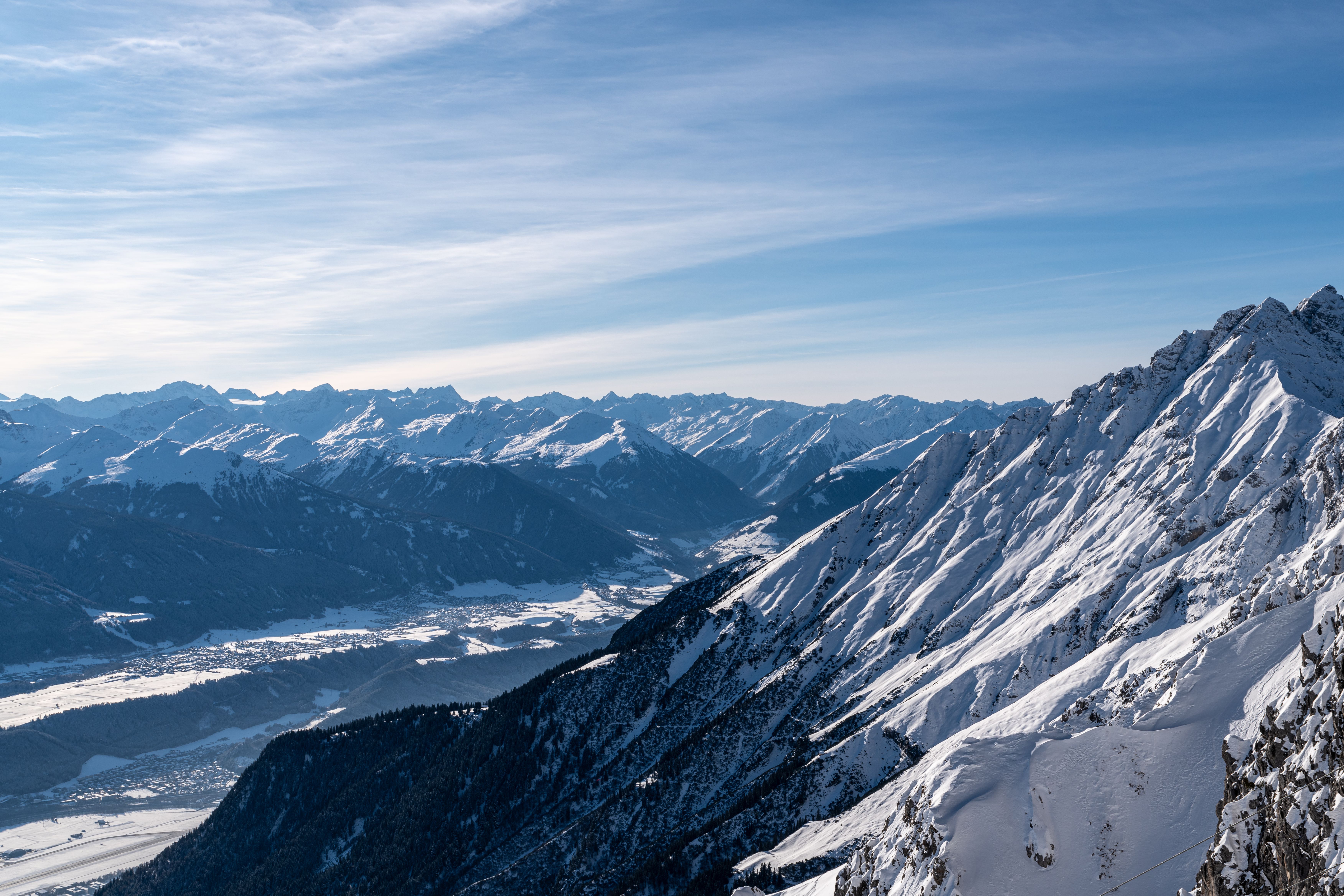 Snowy Mountains Landscape · Free Stock Photo