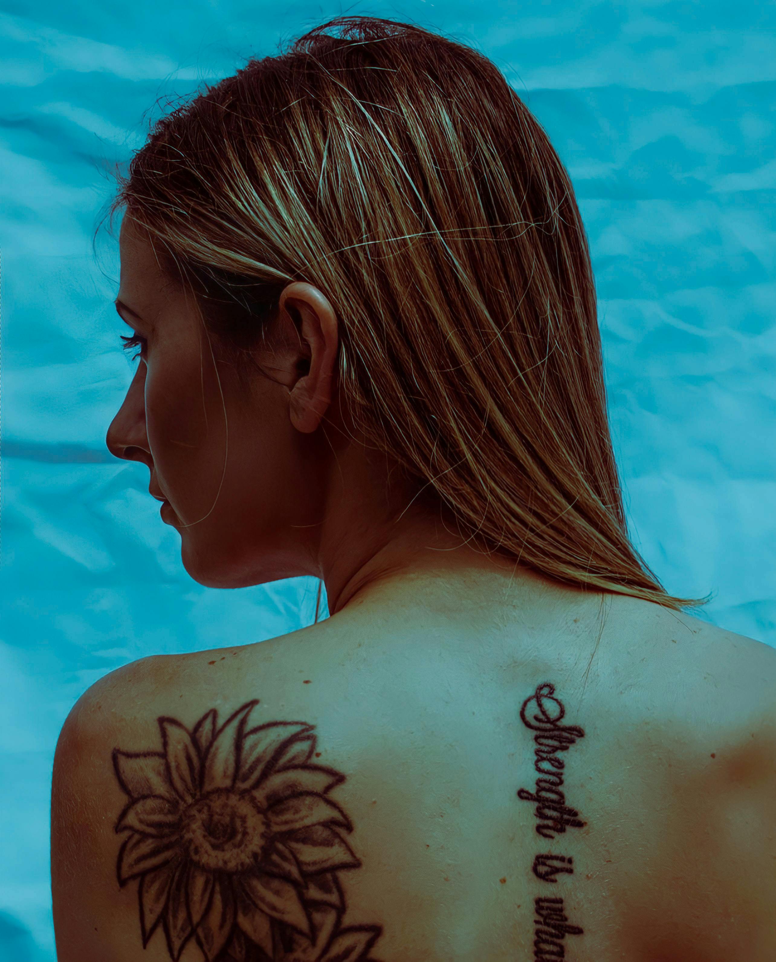 Art Immortal Tattoo : Tattoos : Lettering : swimming