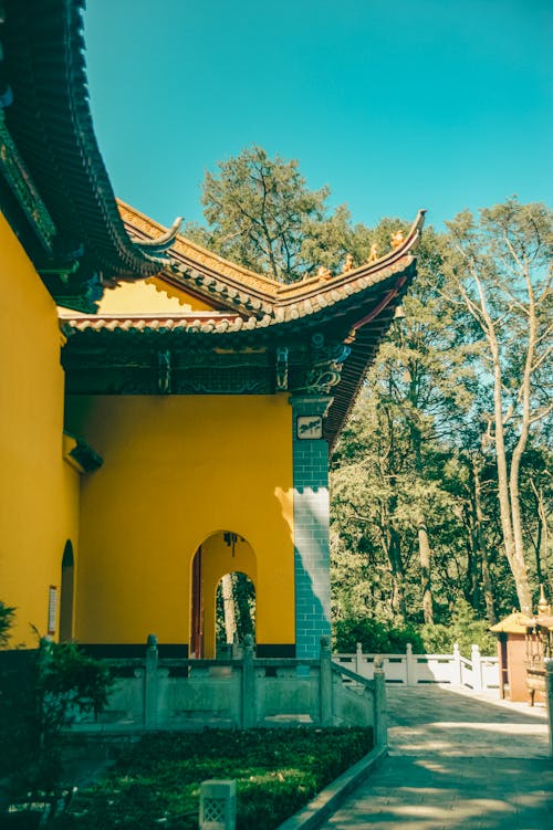 Gratis stockfoto met antiek, chinese architectuur, gele pagode