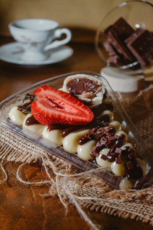 Kostnadsfri bild av choklad, färsk, jordgubbe