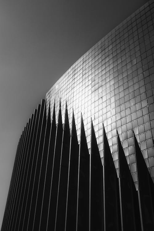 Foto d'estoc gratuïta de arquitectura moderna, blanc i negre, contemporani